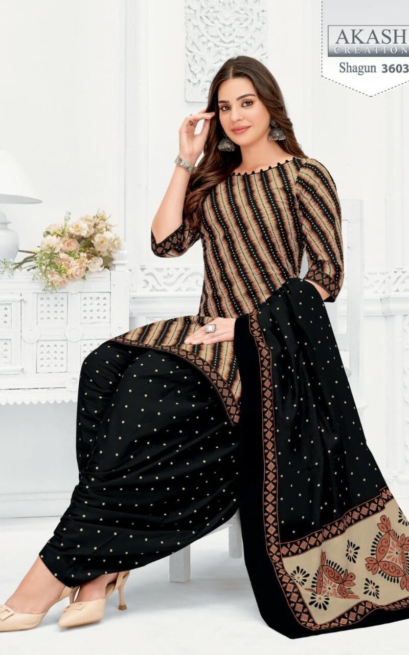 Shagun vol 36 Akash Creation Wholesale Cotton Dress Material