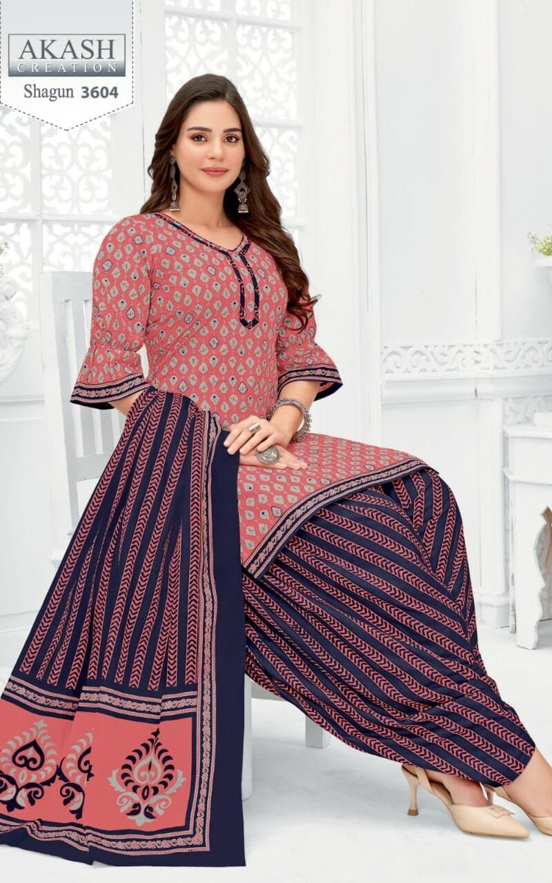 Shagun vol 36 Akash Creation Wholesale Cotton Dress Material