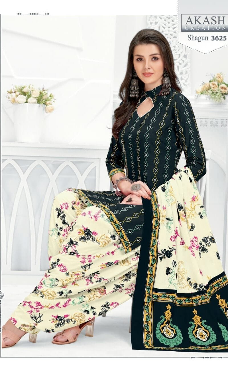 Shagun vol 36 Akash Creation Wholesale Cotton Dress Material
