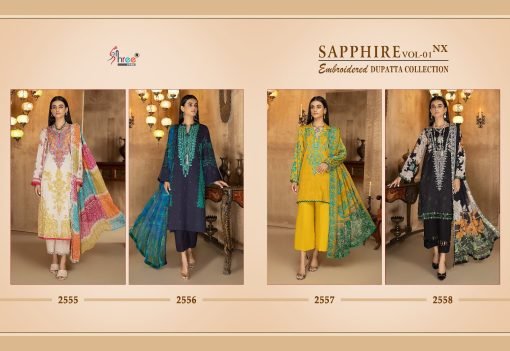 Shapphire Embroidered Dupatta Collection Vol 1 Shree Fabs