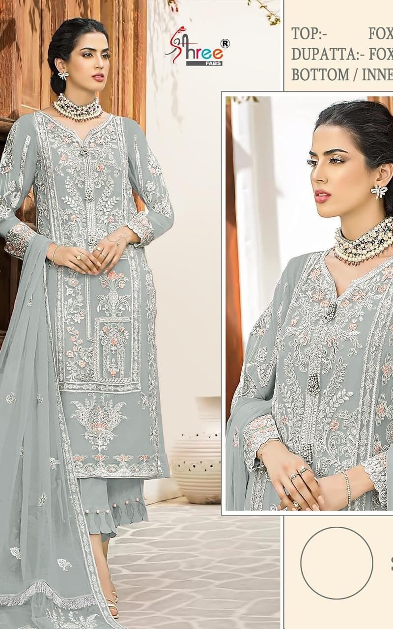 Shree Fab S -694 Colour Wholesale Pakistani Salwar Suits