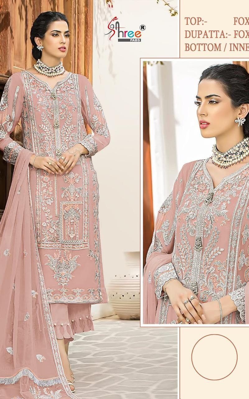 Shree Fab S -694 Colour Wholesale Pakistani Salwar Suits