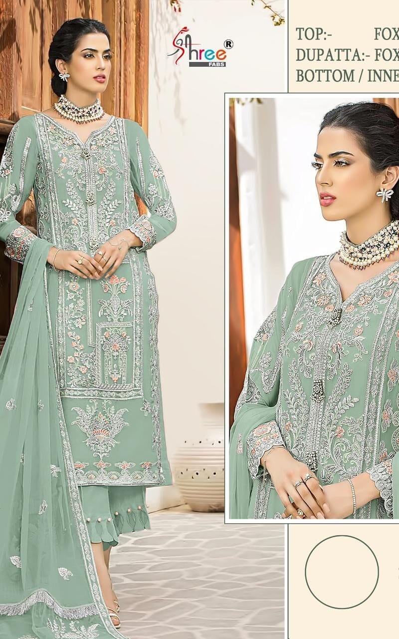 Shree Fab S -694 Colour Wholesale Pakistani Salwar Suits