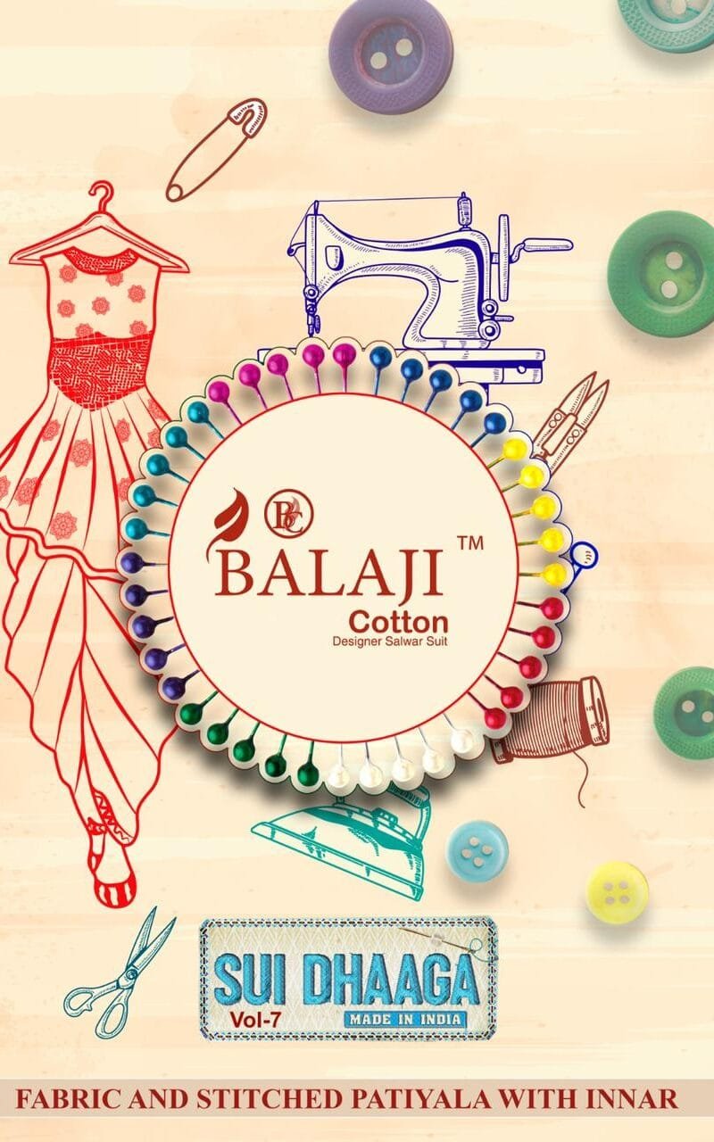 Sui Dhaga Vol 7 Balaji Cotton Wholesale Cotton Dress Material