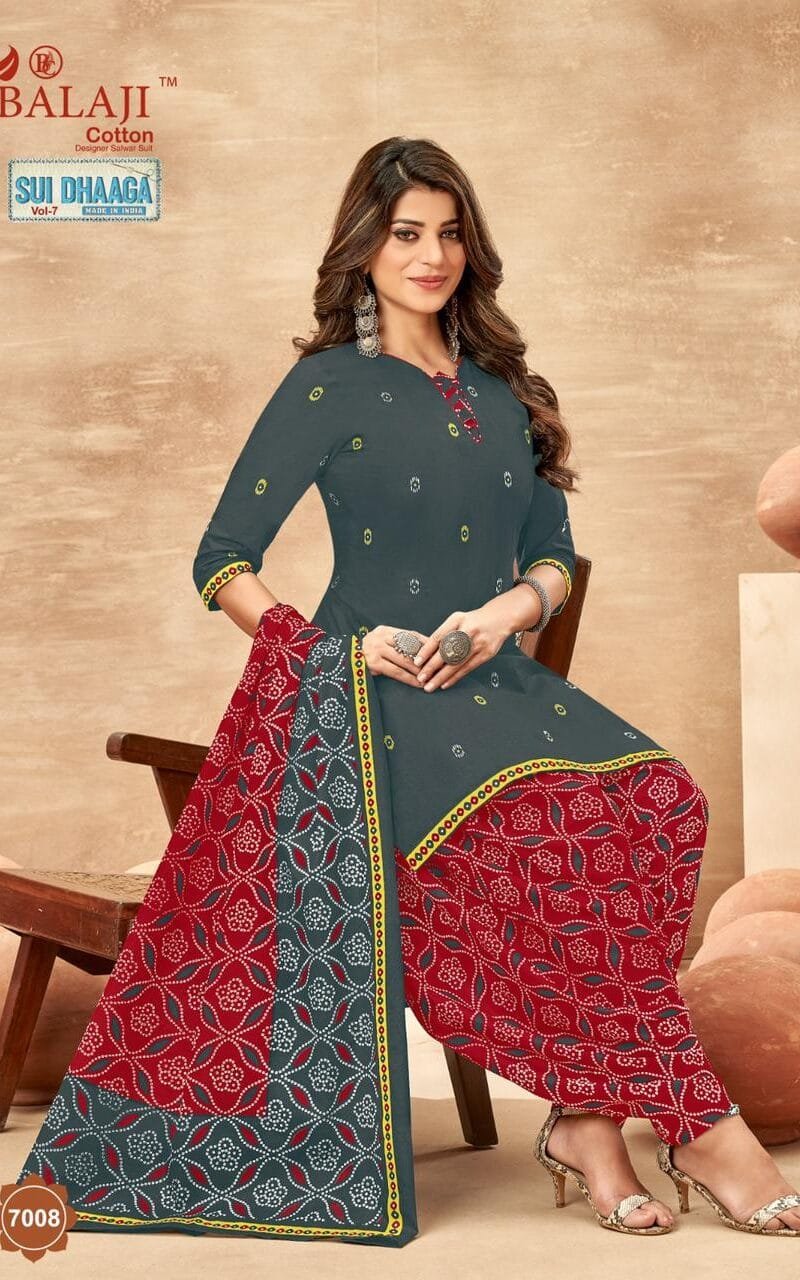 Sui Dhaga Vol 7 Balaji Cotton Wholesale Cotton Dress Material