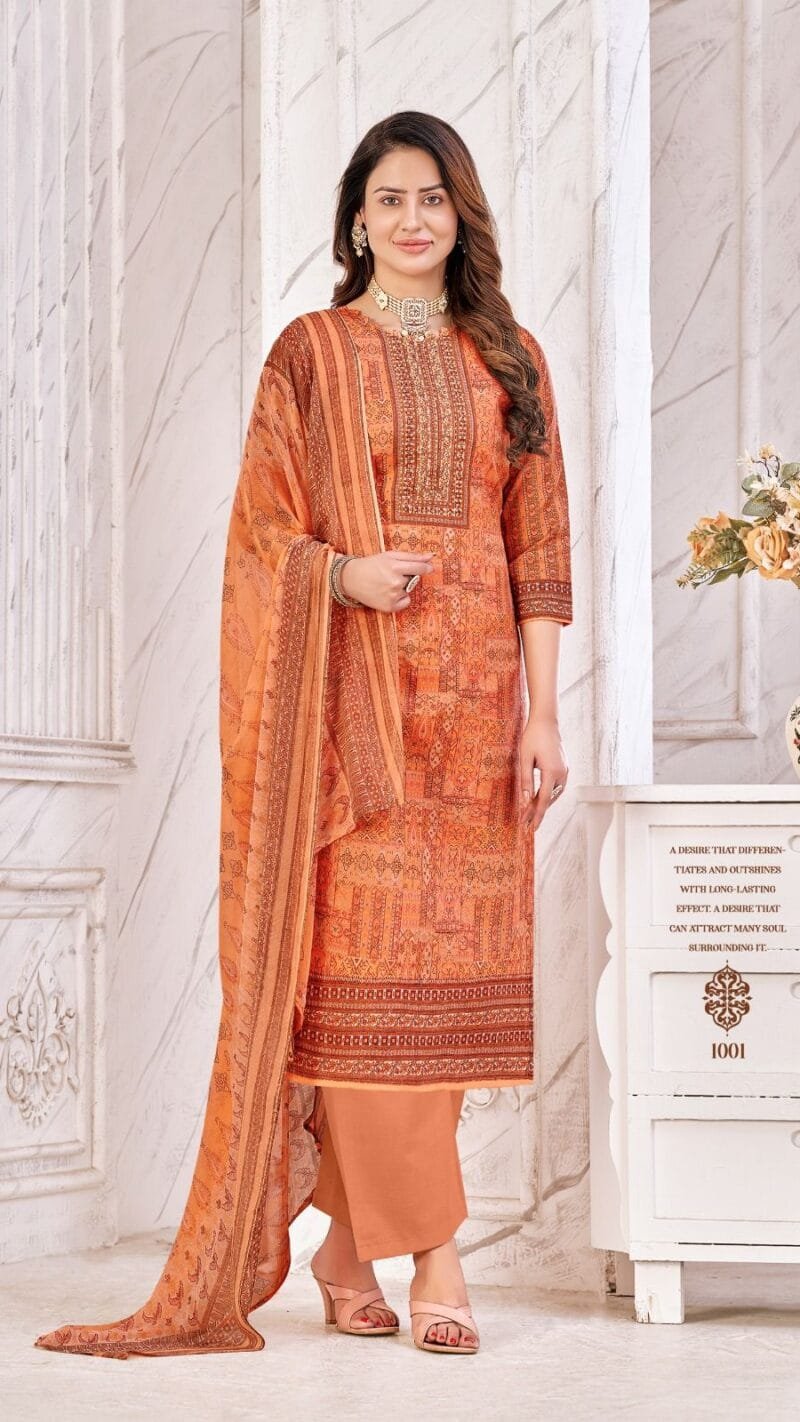 Summer Collection Mallika Roli Moli Creation Wholesale Cotton Dress Material