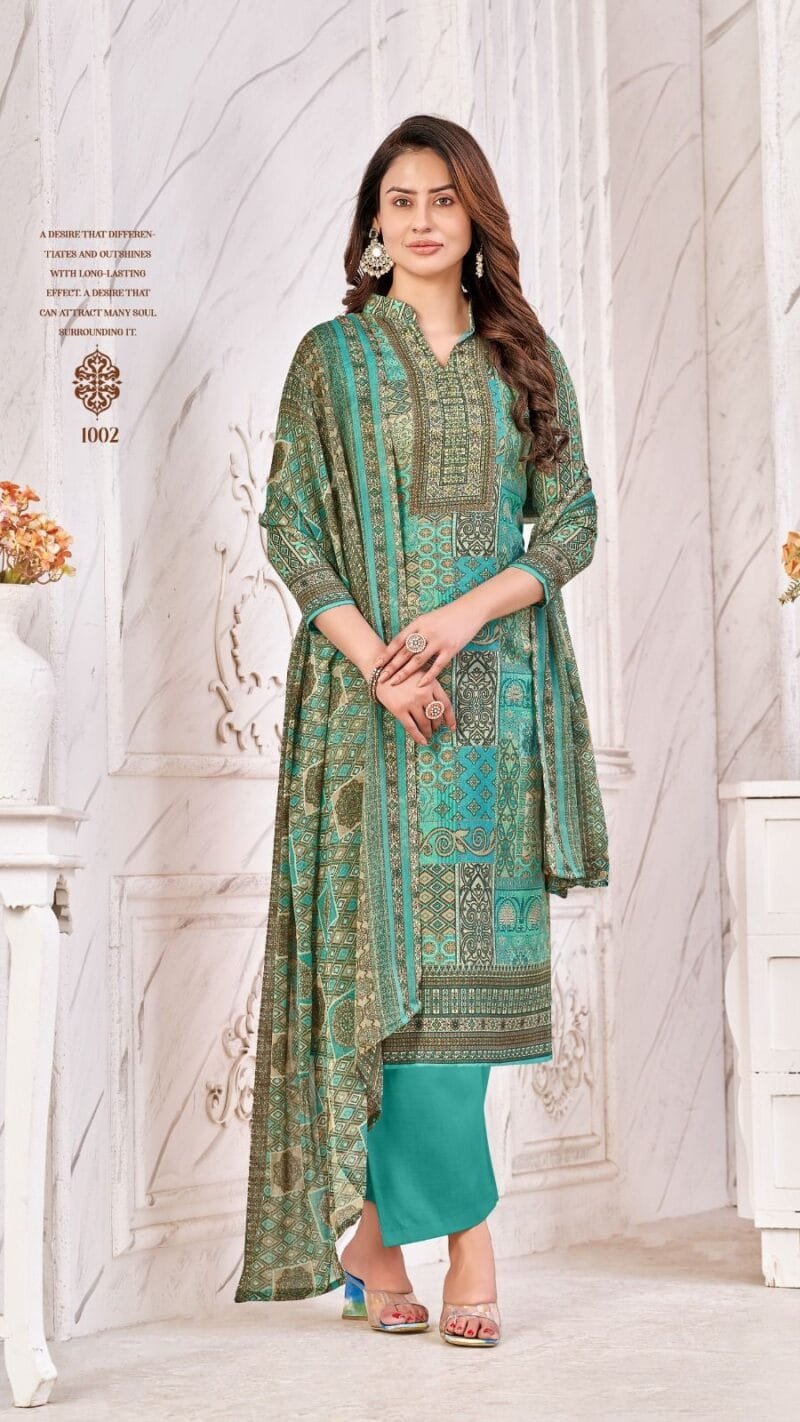 Summer Collection Mallika Roli Moli Creation Wholesale Cotton Dress Material