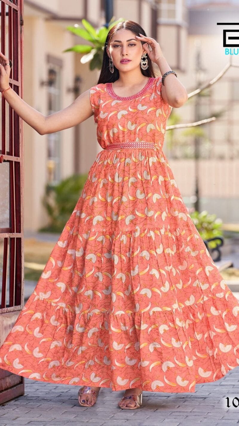 Sunshine Vol 20 Blue Hills Rayon 14kg Mill Print Kurti Wholesale