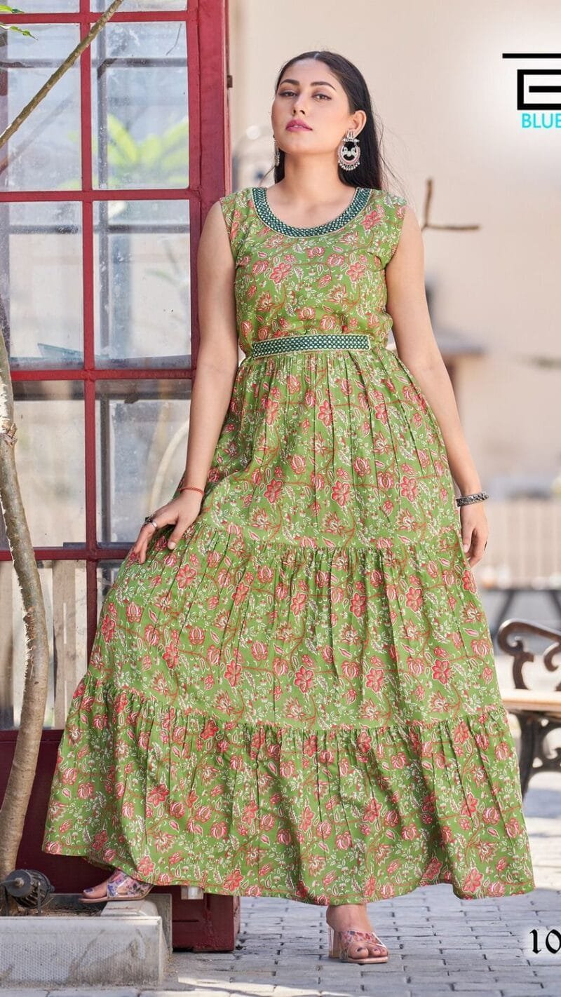 Sunshine Vol 20 Blue Hills Rayon 14kg Mill Print Kurti Wholesale