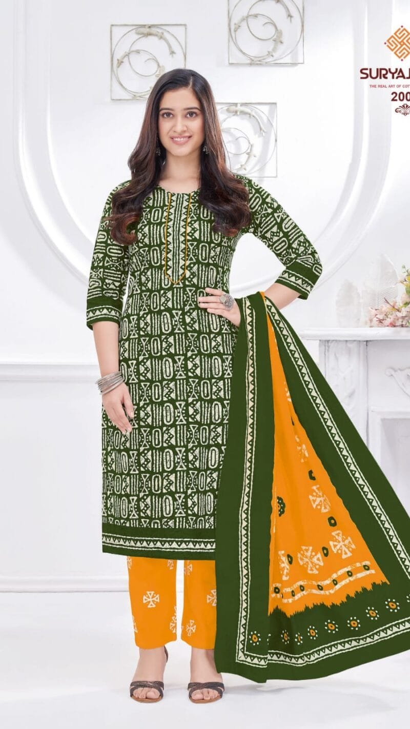 Suryajyoti Pehnava Vol-2 Modern Batik Wholesale Dress Material