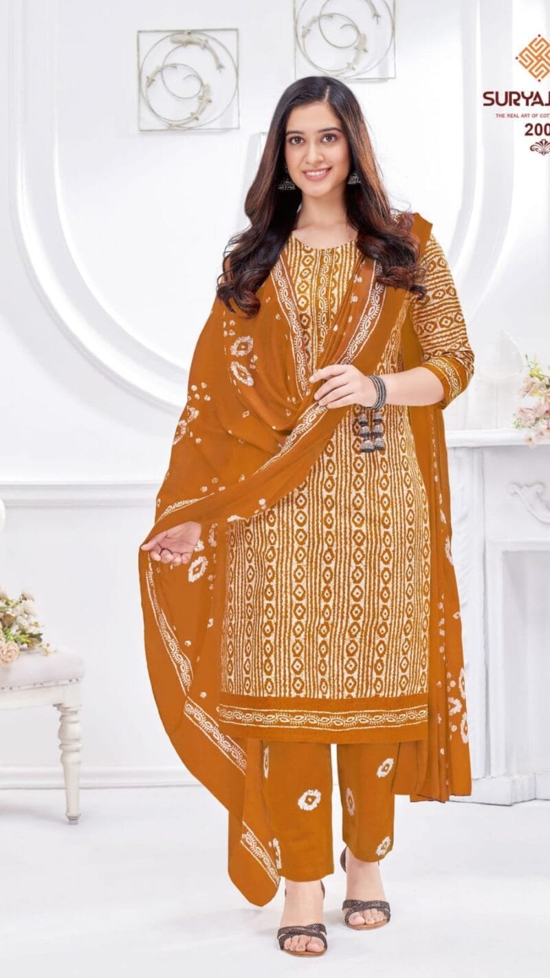 Suryajyoti Pehnava Vol-2 Modern Batik Wholesale Dress Material