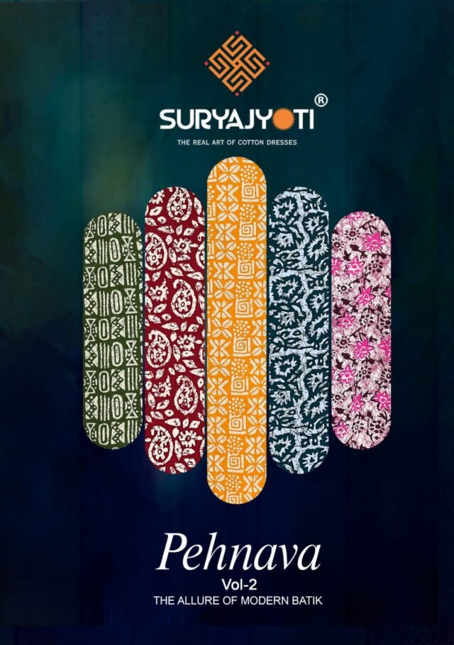 Suryajyoti Pehnava Vol-2 Modern Batik Wholesale Dress Material