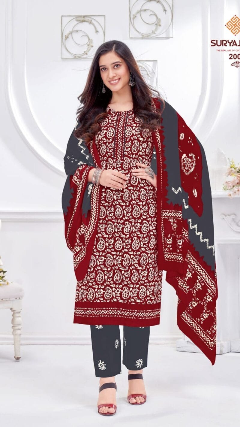 Suryajyoti Pehnava Vol-2 Modern Batik Wholesale Dress Material