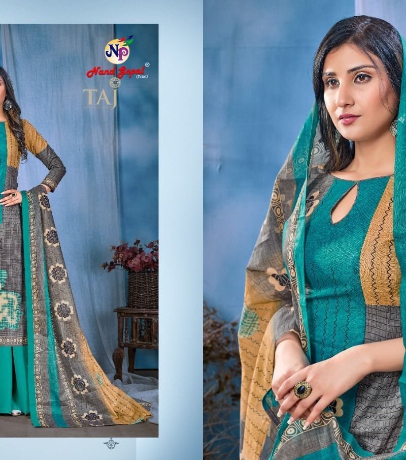 Taj Vol 2 Nandgopal Wholesale Cotton Dress Material