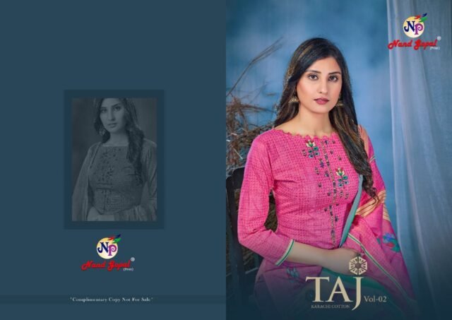 Taj Vol 2 Nandgopal Wholesale Cotton Dress Material