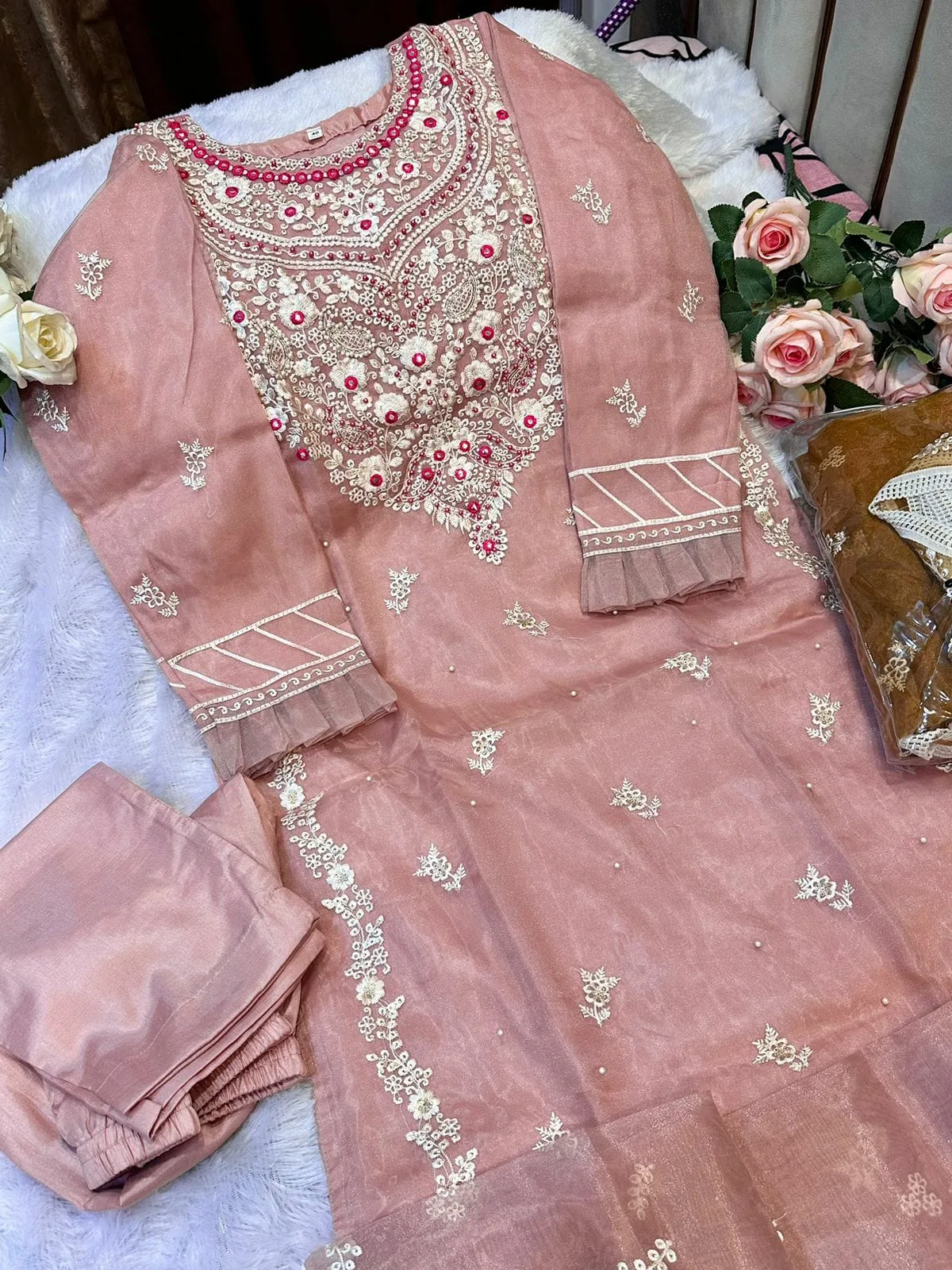 Tie And Dye Pakistani Dresses Wholesale