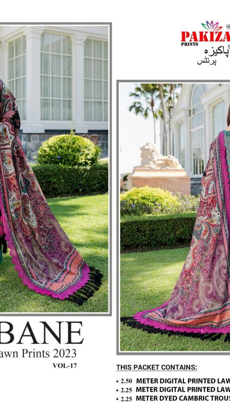 Urbane Digital Lawn Prints Vol 17 Pakiza Prints
