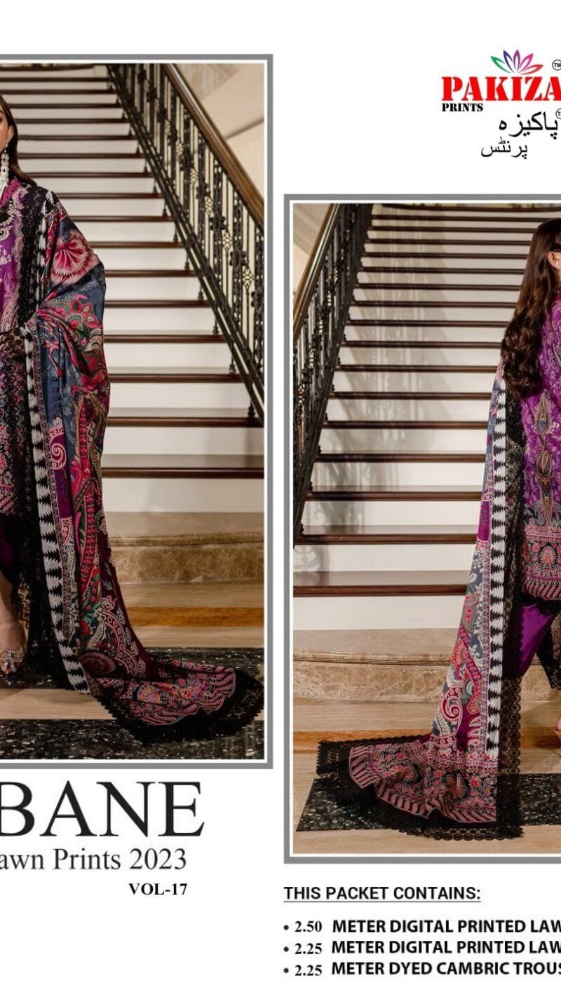 Urbane Digital Lawn Prints Vol 17 Pakiza Prints