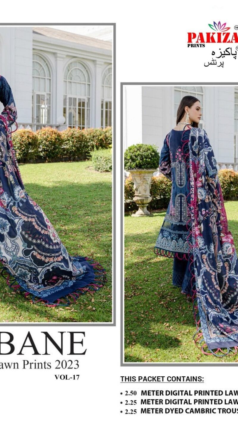 Urbane Digital Lawn Prints Vol 17 Pakiza Prints