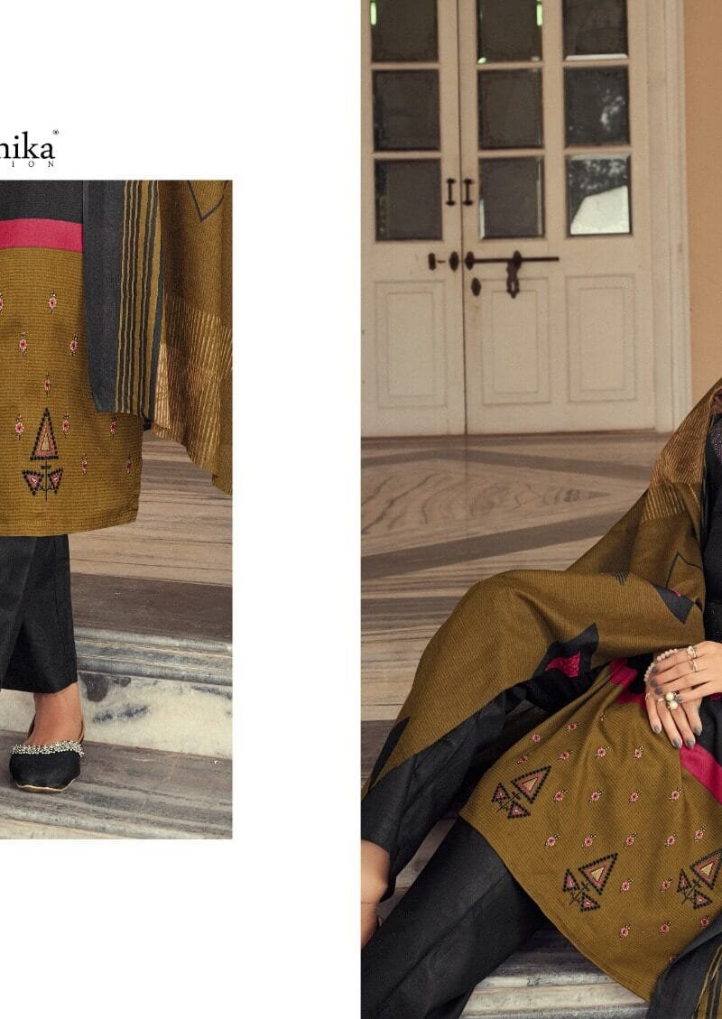 Azara Maria Pure Zam Cotton Designer Prints With Daman Embroidery