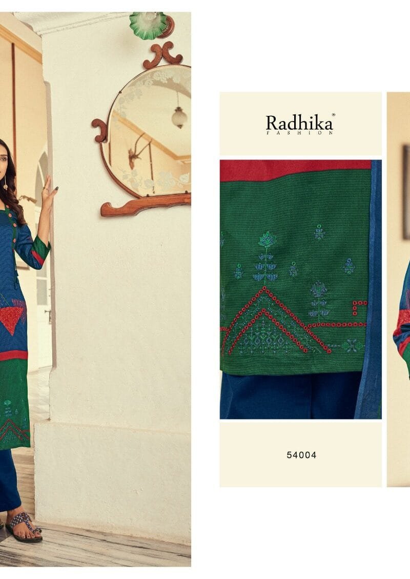 Azara Maria Pure Zam Cotton Designer Prints With Daman Embroidery