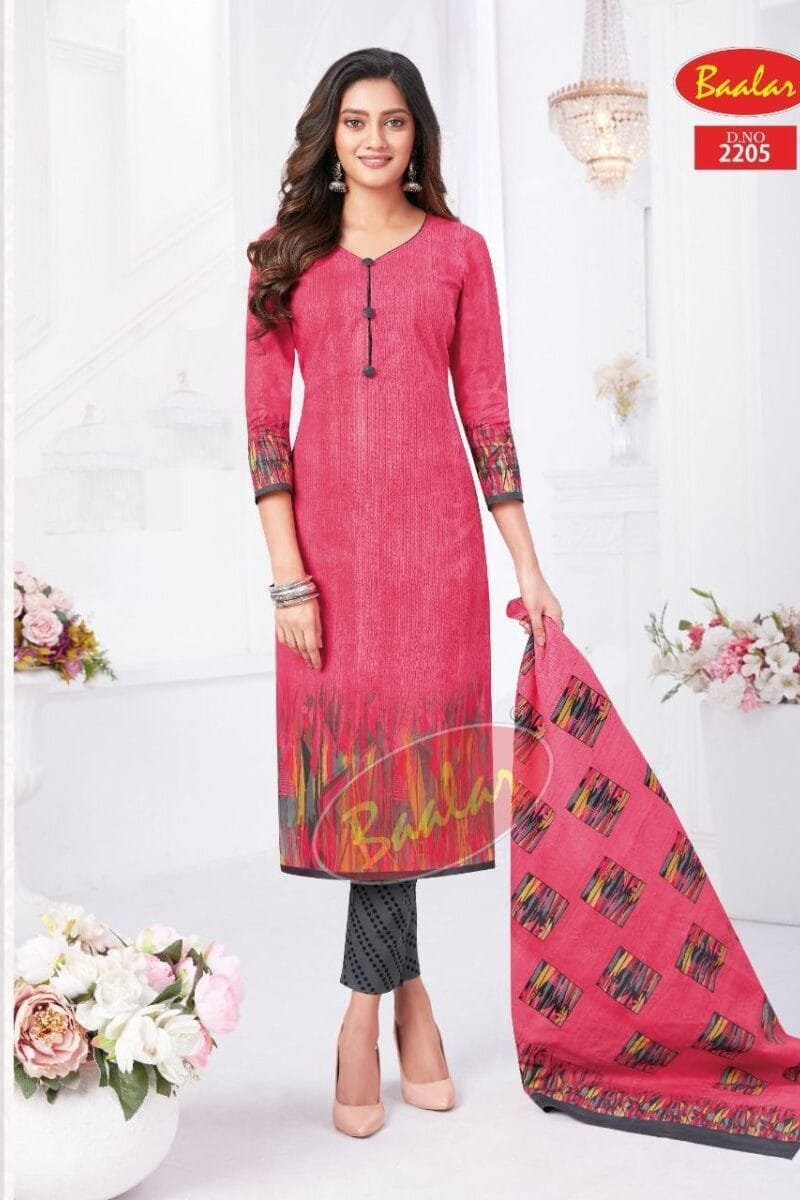 Zaara Vol 12 Baalar Wholesale Cotton Dress Material