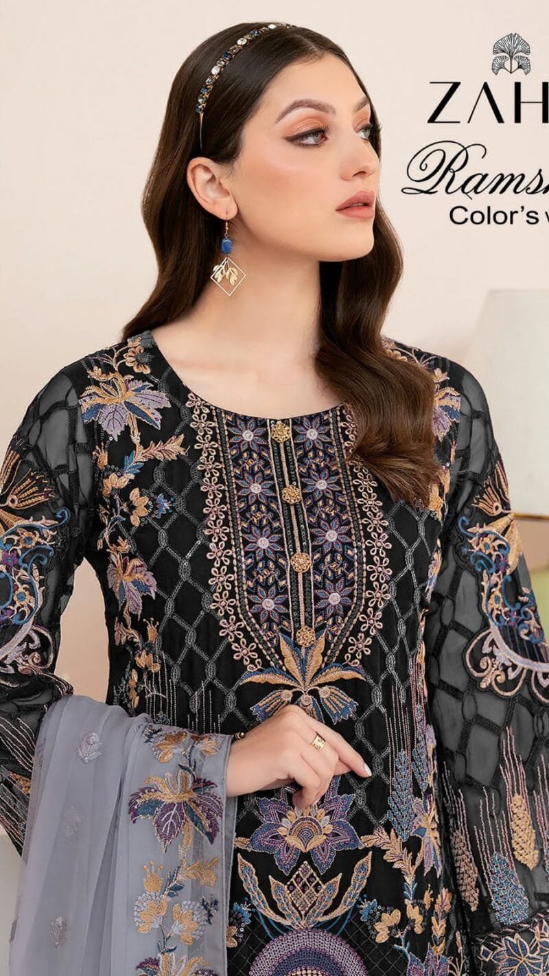 Zaha Ramsha Vol 8 Wholesale Pakistani Suits