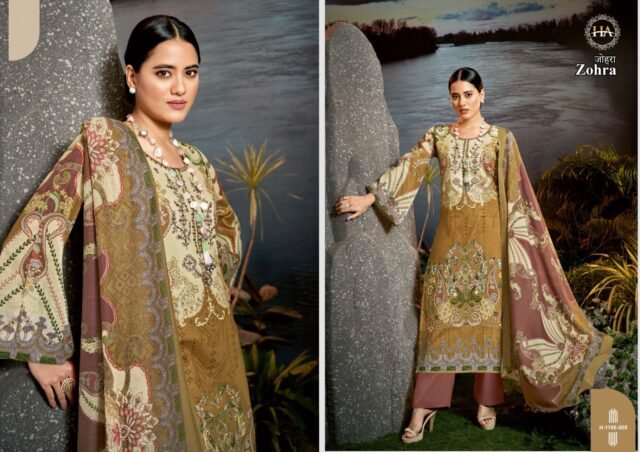 Zohra Harshit Fashion Pure Cambric Cotton Digital Pakistani Print
