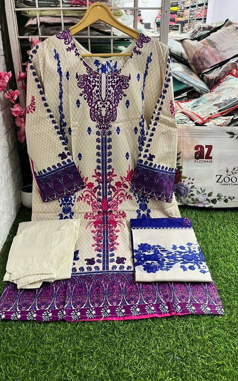 Zoohra Luxury Lawn Readymade Collection