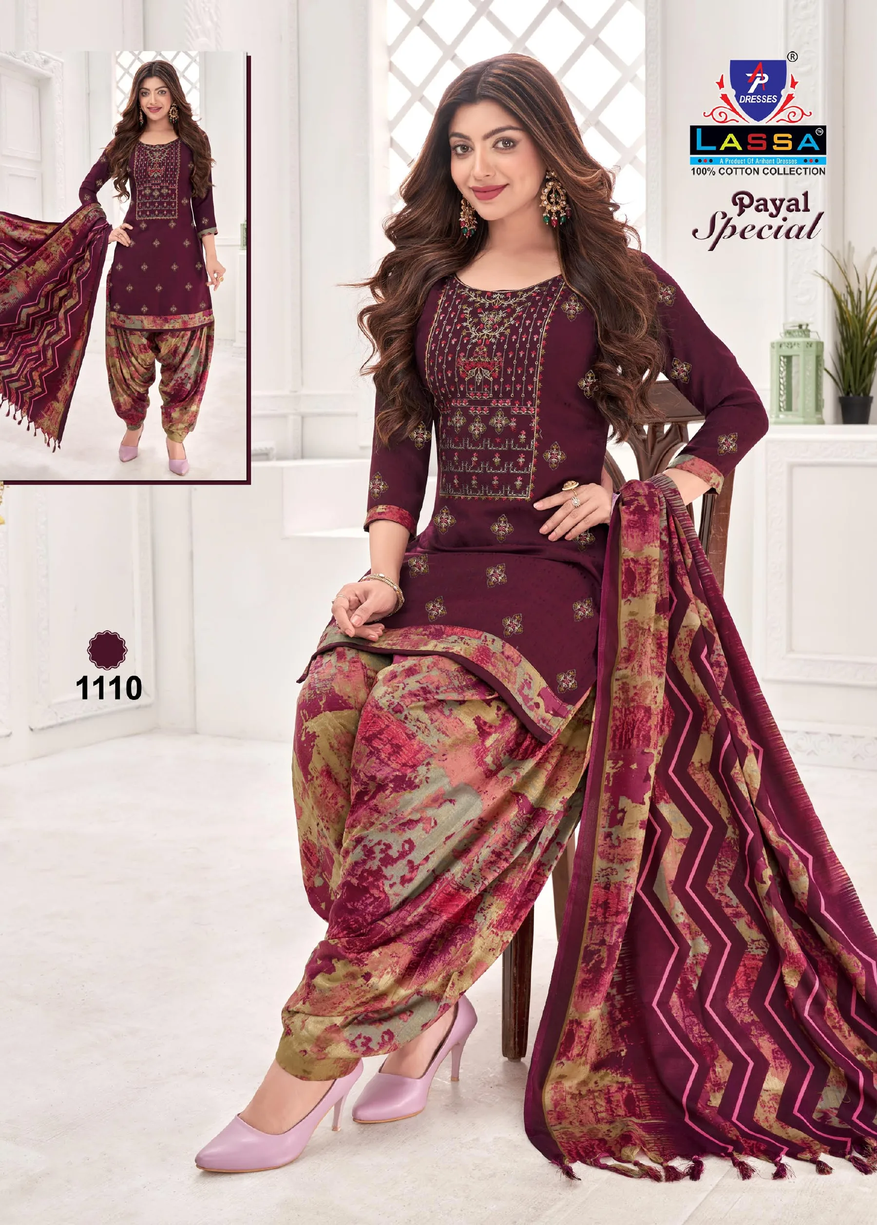 AP LASSA PAYAL SPECIAL VOL 11 Wholesale Cotton Dress Material