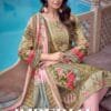 AQSA IMPERIAL Cambric Cotton Printed With Exclusive Embroidery