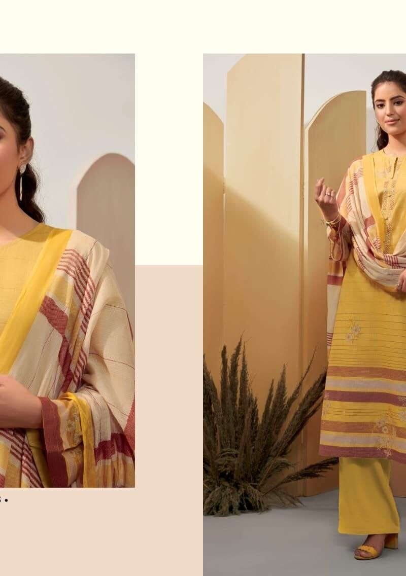 Aaliaa Sahiba S-Nirukth Cambric Cotton Print with Embroidery