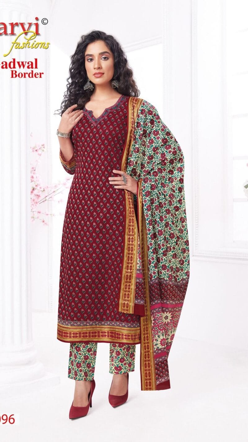 Aarvi Gadhwal Border Vol 8 Readymade
