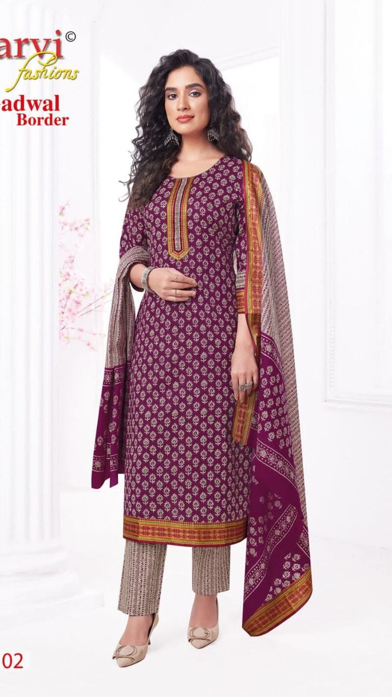 Aarvi Gadhwal Border Vol 8 Readymade