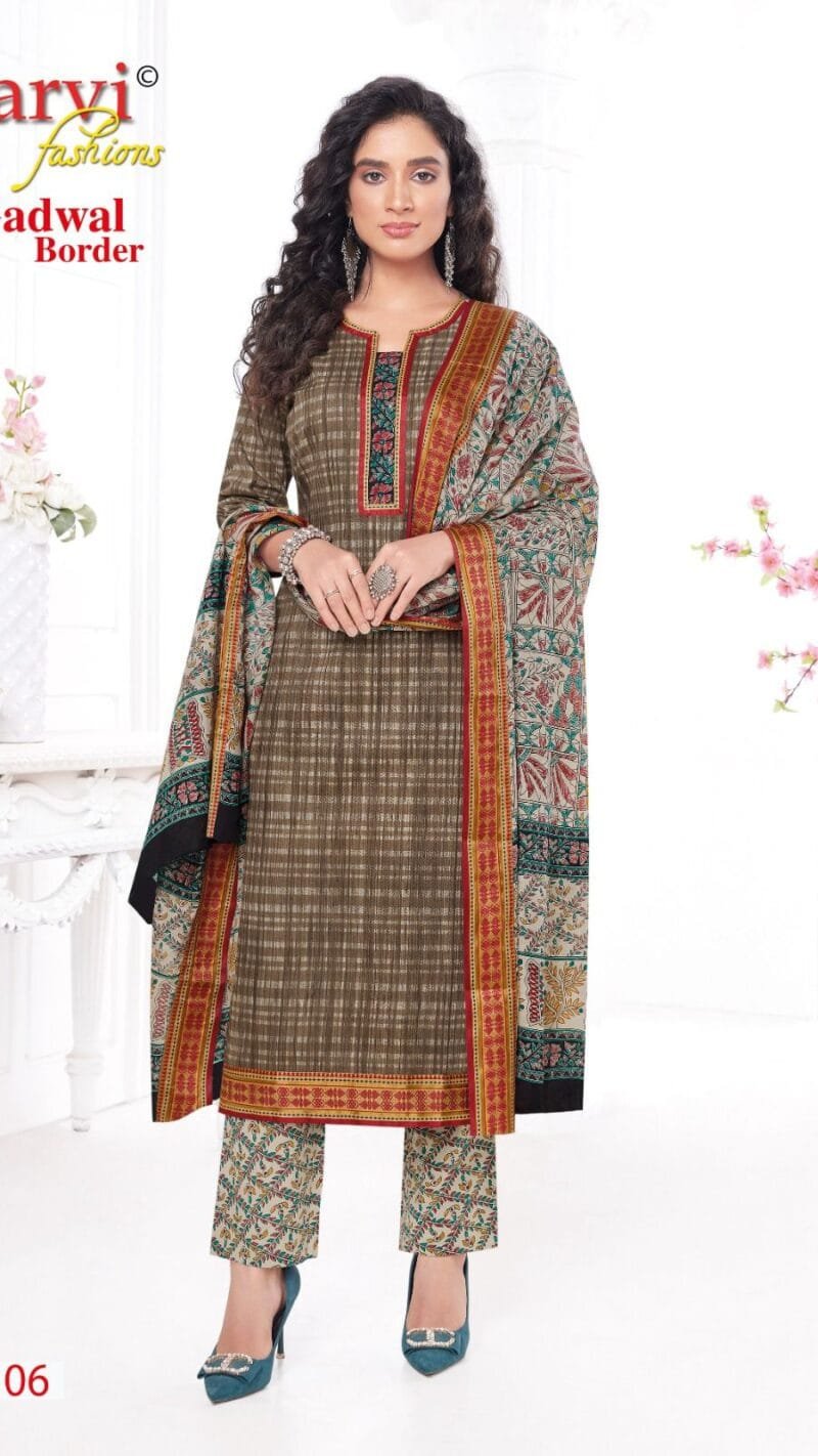 Aarvi Gadhwal Border Vol 8 Readymade