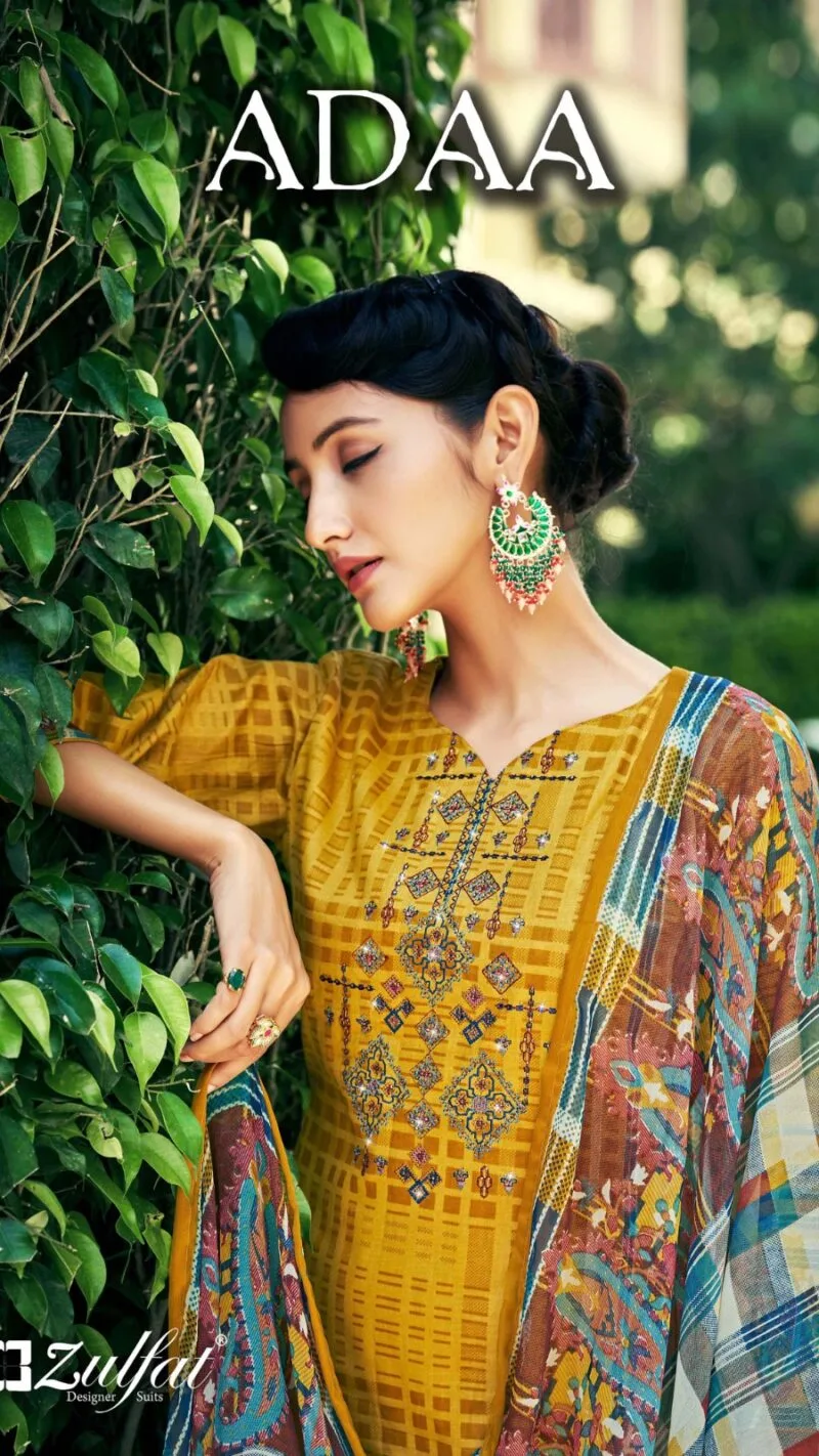 Adaa Zulfat Designer Suits Exclusive Designer Collection
