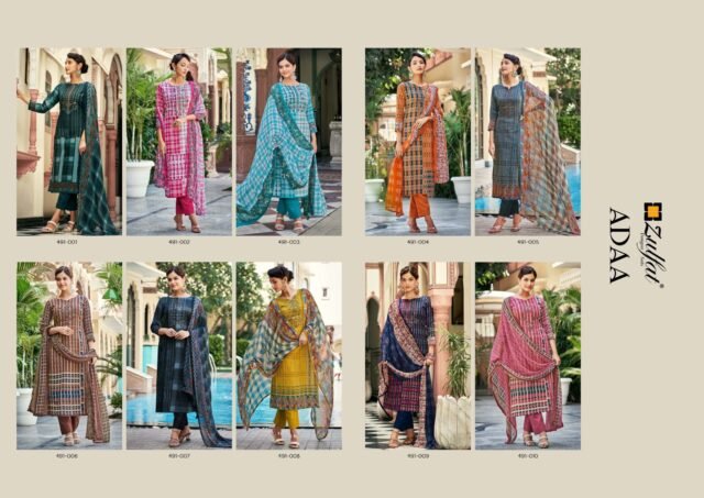 Adaa Zulfat Designer Suits Exclusive Designer Collection