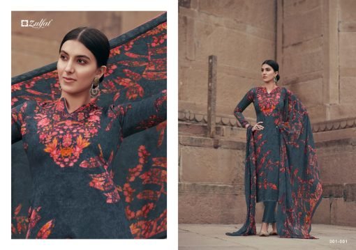 Amira Zulfat Designer Suits Pure Premium Jam Cotton Wholesale