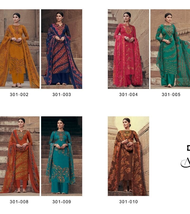 Amira Zulfat Designer Suits Pure Premium Jam Cotton Wholesale