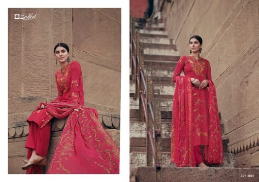 Amira Zulfat Designer Suits Pure Premium Jam Cotton Wholesale