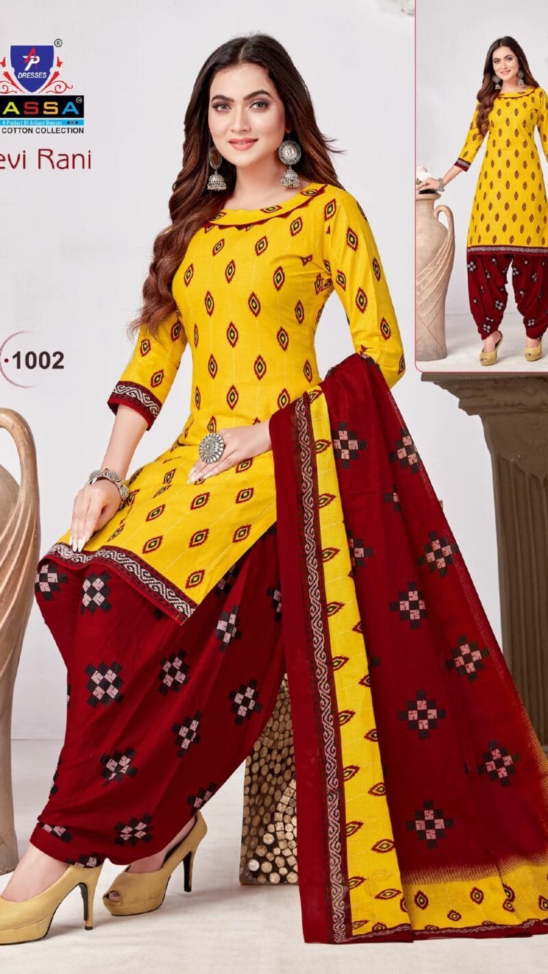 Ap Lassa Devi Rani Vol-1 Wholesale Cotton Dress Material