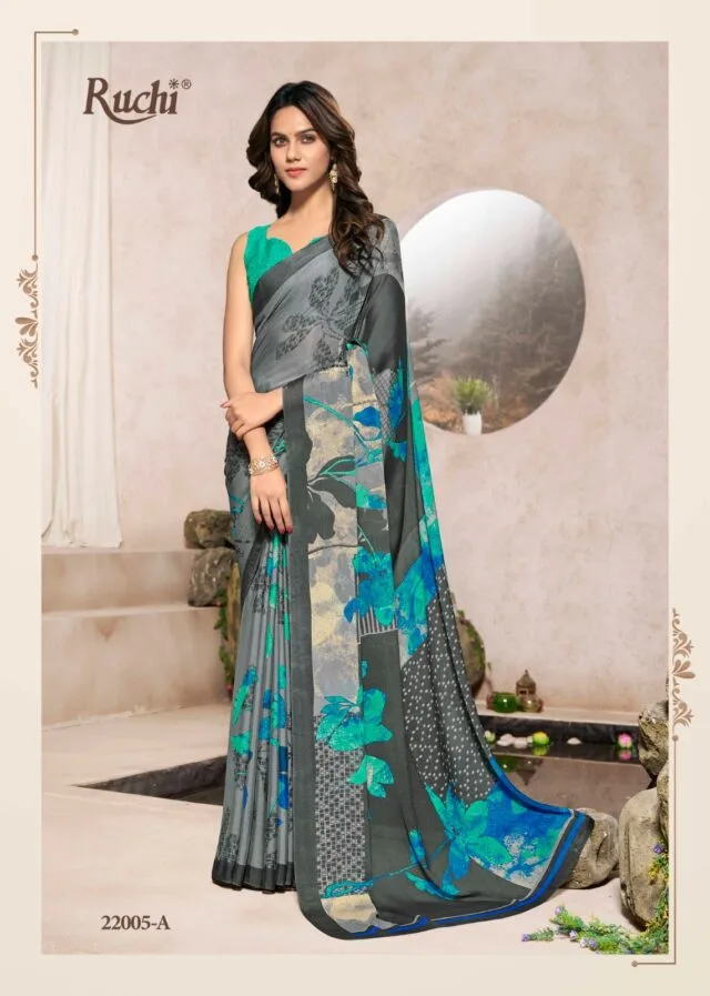 Avantika Silk Vol 2 Silk Georgette Ruchi Wholesale Saree