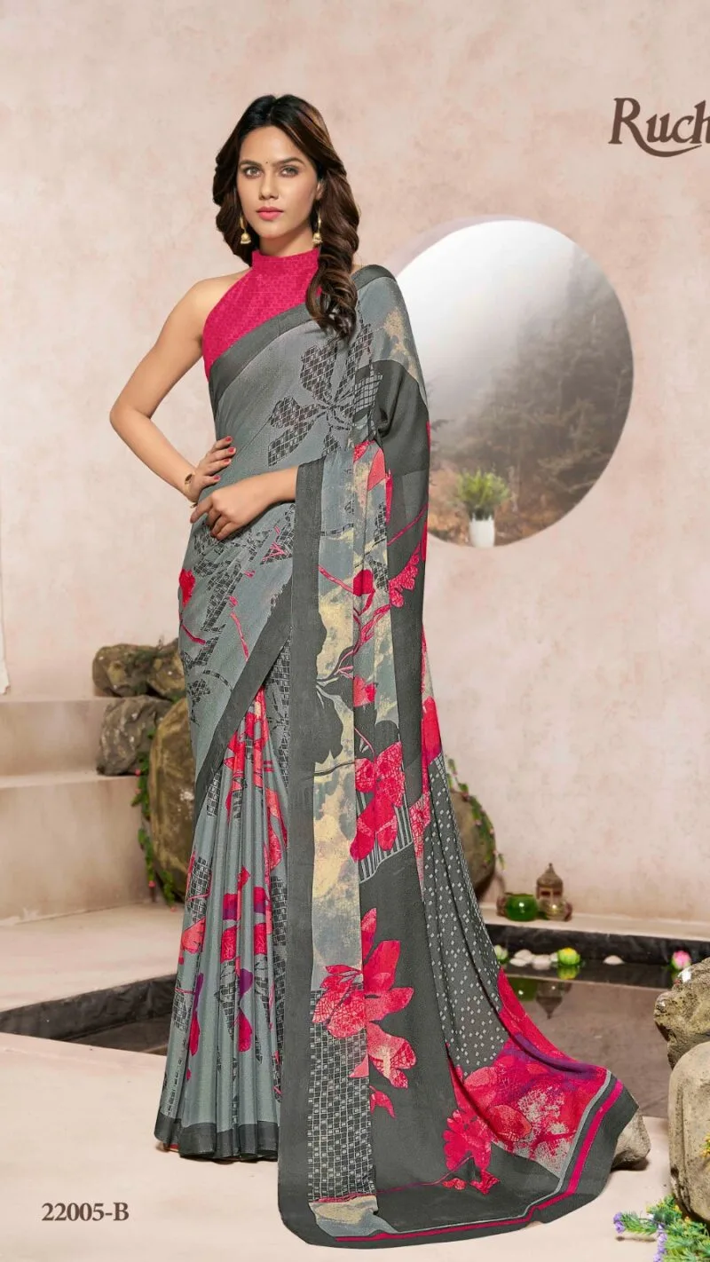 Avantika Silk Vol 2 Silk Georgette Ruchi Wholesale Saree