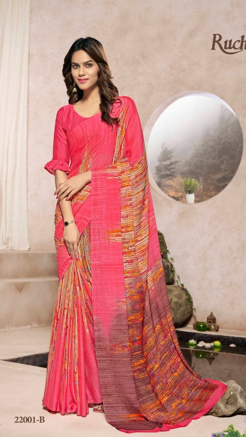 Avantika Silk Vol 2 Silk Georgette Ruchi Wholesale Saree