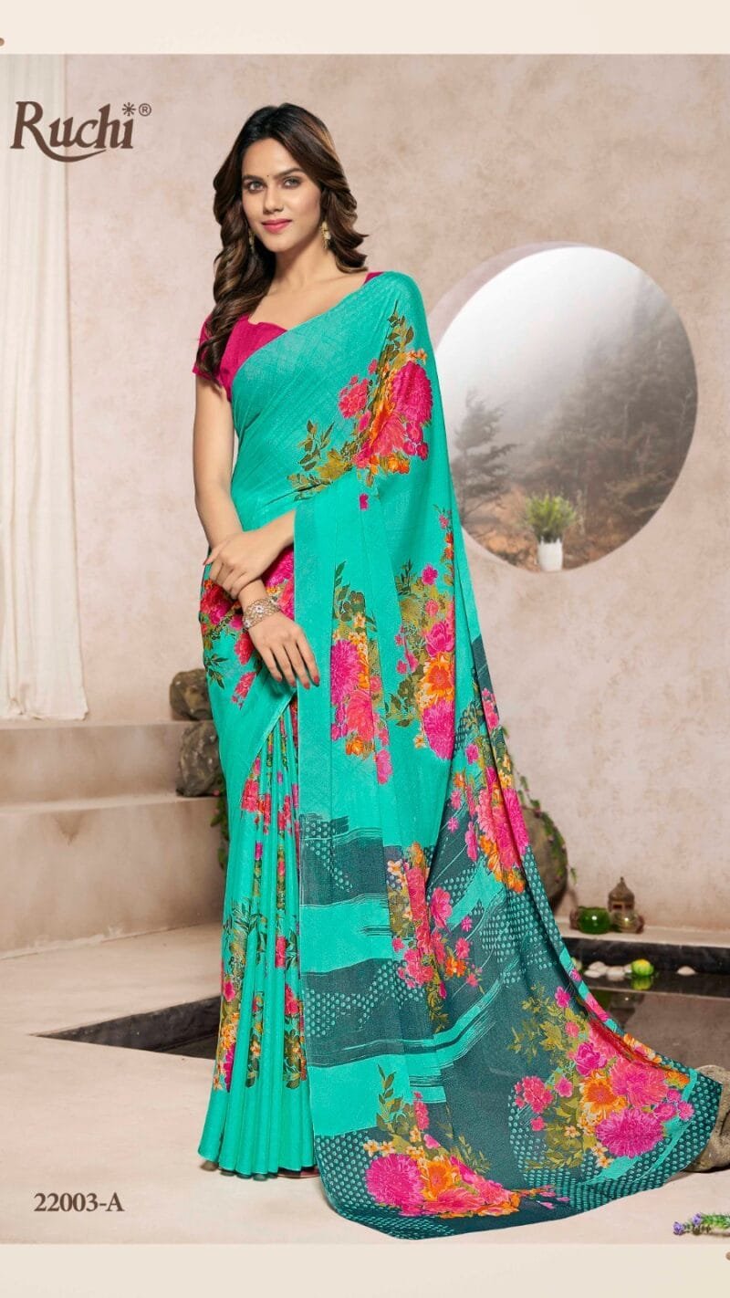 Avantika Silk Vol 2 Silk Georgette Ruchi Wholesale Saree