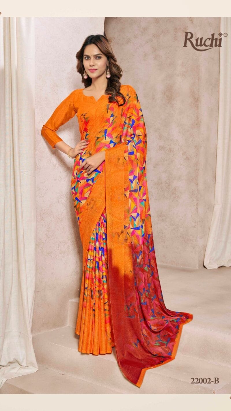 Avantika Silk Vol 2 Silk Georgette Ruchi Wholesale Saree