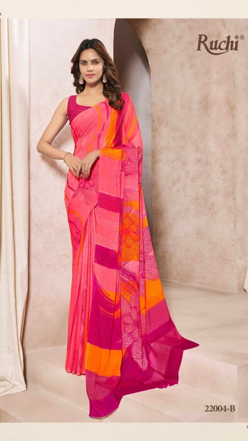 Avantika Silk Vol 2 Silk Georgette Ruchi Wholesale Saree