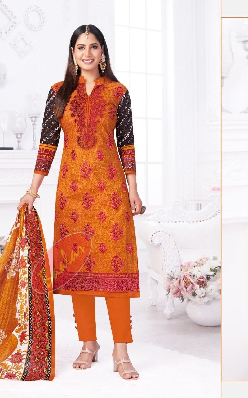 Baalar Karachi Vol 10 Wholesale Cotton Dress Material