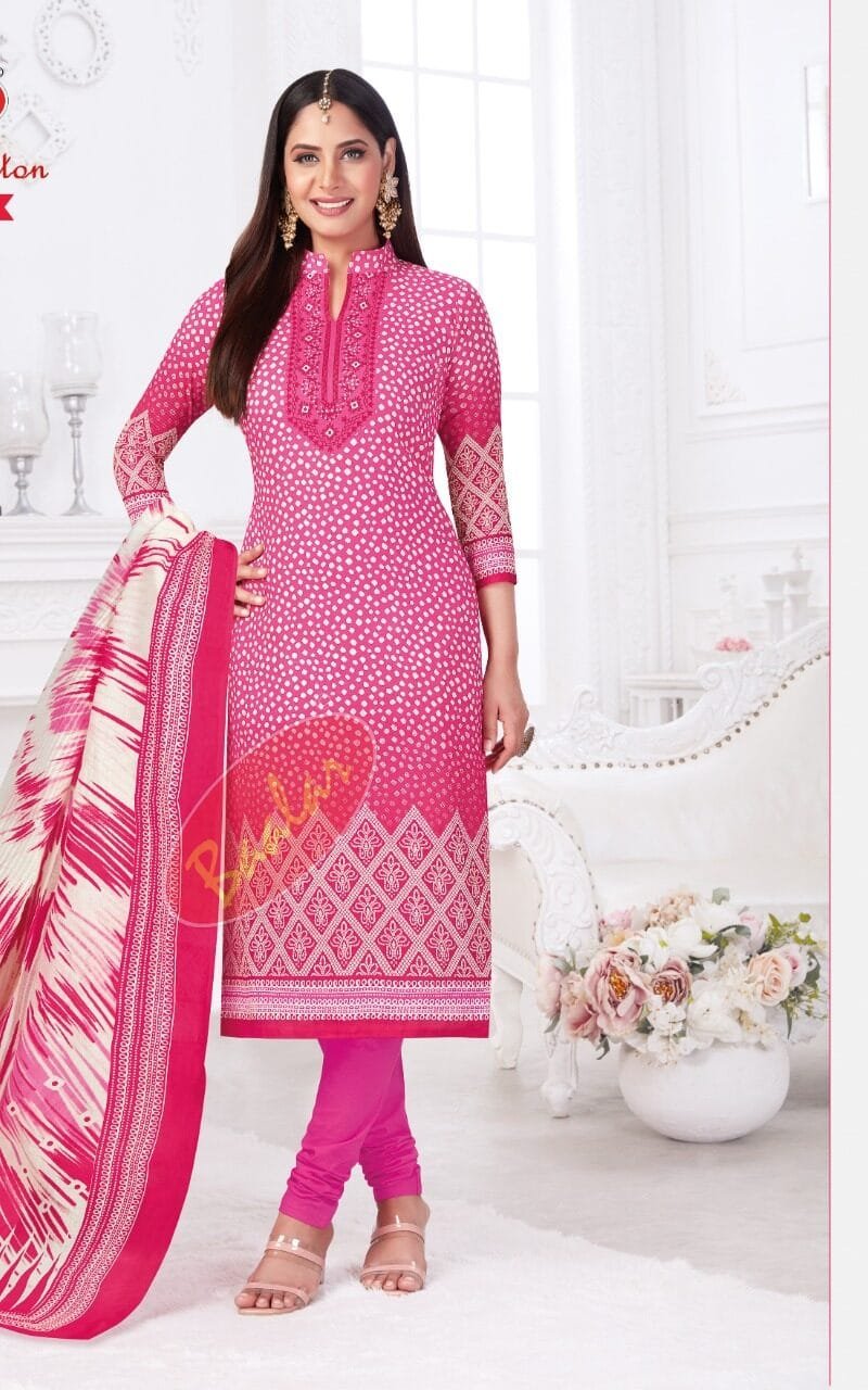 Baalar Karachi Vol 10 Wholesale Cotton Dress Material