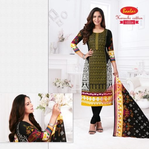 Baalar Karachi Vol 10 Wholesale Cotton Dress Material